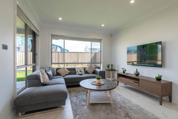 Light and airy living area