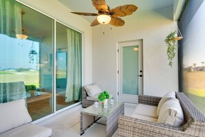 Screened-In Patio | Seating | Gas Grill
