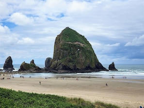 View of Haystack Rock at Haystack Close North