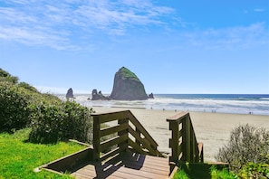 View of Haystack Rock at Haystack Close North