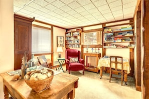 Reading and game nook at The Barn