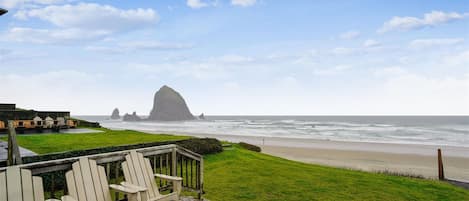 View of Haystack Rock from Sandpiper 1388