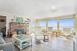 Living Room at the Schilling Beach House