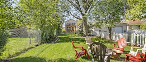 We are proud that our home boasts one of the largest yards in all of Chicago!