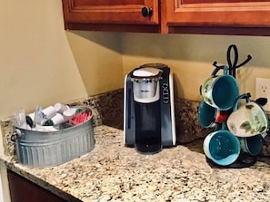 Coffee Bar w/Keurig coffeemaker