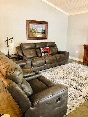 Reclining Couch and Loveseat