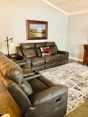 Reclining Couch and Loveseat