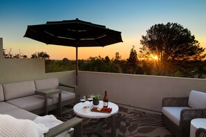 Private balcony attached to main suite