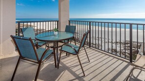 Beautiful views from your balcony- watch the boats float by the Perdido Pass.