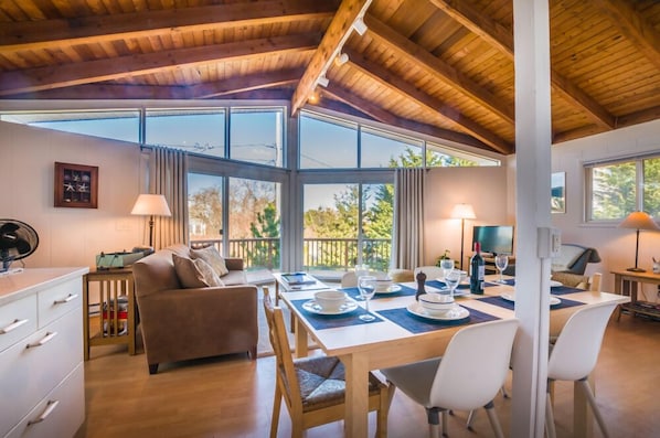 Living room/dining area.