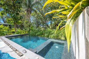 Pool for the guests of the villas in the gated community