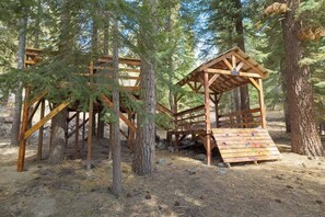Treehouse with a foosball table!