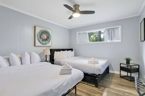 Choose your perfect room and sleeping partner for a restful night.