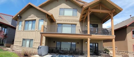 View of house from rear