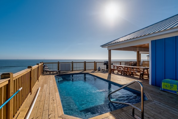 Private Heated Pool Overlooking Gulf