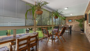Outdoor dining