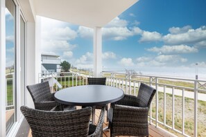 Balkon mit Blick zur Ostsee