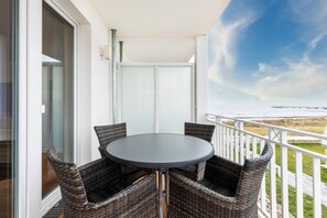 Balkon mit Blick auf die Ostsee