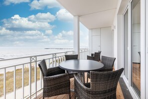 Balkon mit Überdachung