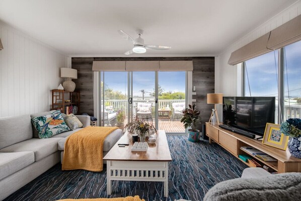 Upstairs lounge - 55 inch Smart TV