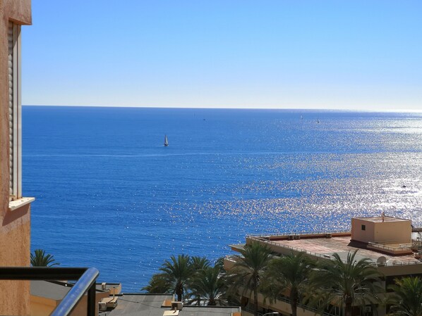 Beautiful views of the Mediterranean Sea. Photo from the terrace.
