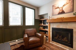 Indoors, Fireplace, Living Room, Furniture, Hardwood