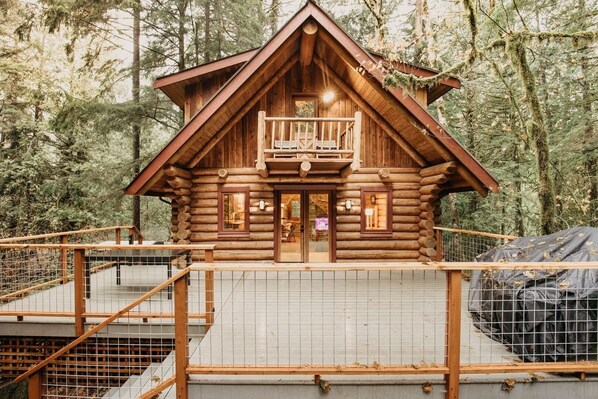 Architecture, Building, House, Cabin, Log Cabin