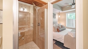 Master bathroom with huge shower