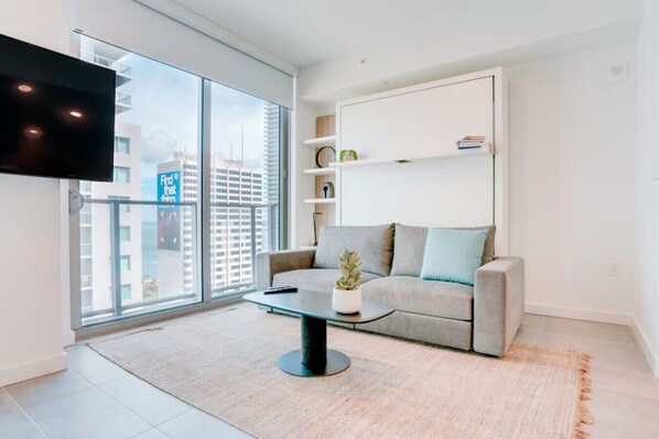 Modern open concept living space