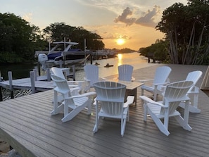 Beautiful Sunset Over the Canal