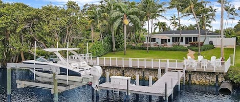 Boat Dock and Massive Waterfront Patio!