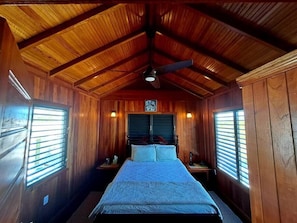 Each Cabin has a Queen Bed