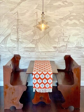 Vintage Dinette with Shippy Mural