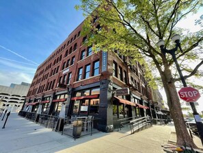 The Woolworth building in the heart of the Old Market