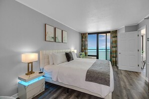 Elegant design bedroom with a touch of coastal vibe