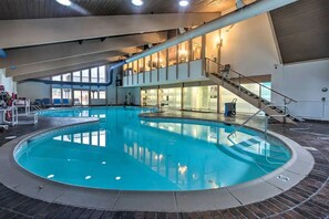Indoor pool at the recreation center - so you can enjoy a swim even off-season