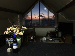 Sunset View from Kitchen
