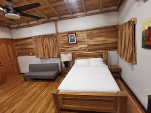 Queen size bed and foldable futon full bed