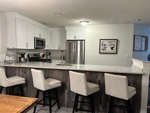 Fully stocked kitchen