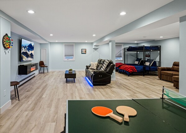 Basement Billiards Room