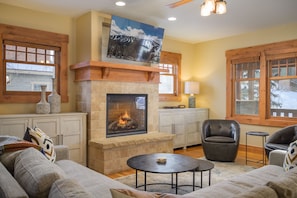 Kick Back And Relax In This Cozy Luxurious Living Room Area