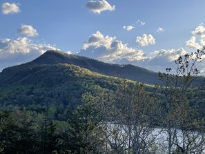 View from upstairs bedroom balcony