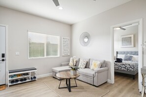 Living Room with a sofa bed