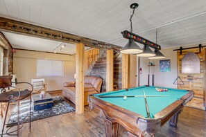 Game Room with Pool Table