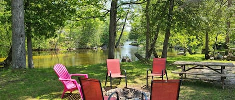 Your private waterfront with view of the mouth of the river