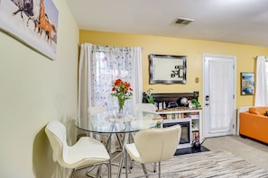 Dining Area | Kitchenette | Exercise Equipment | Free WiFi