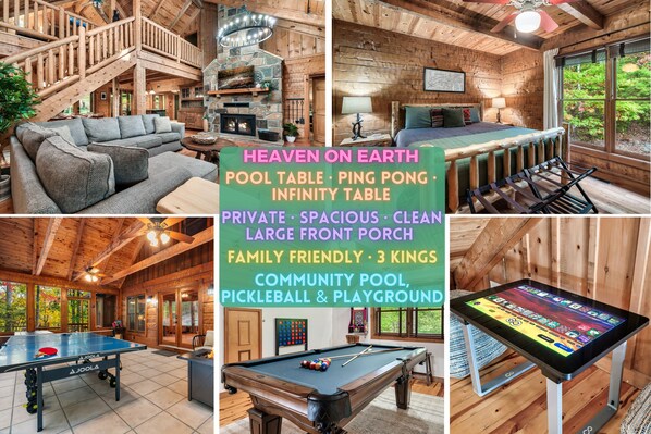 Escape to the Smoky Mountains with this charming 4-bedroom cabin. Perfectly situated for both relaxation and adventure, this cabin offers a serene getaway in the mountains. Book your stay today and experience the magic of the Smoky Mountains!