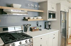 Newly renovated private kitchen for guests