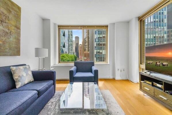 Midtown West New York 1 Bedroom Living Room