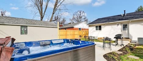 Hot Tub and Patio